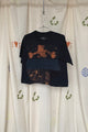 upcycled bleached black tshirt, repurposed in canada