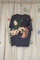 upcycled colourful bleached tee, repurposed in canada