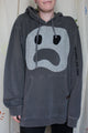 ghost face sweater, repurposed clothing, upcycled, one of a kind, no labels, just vibes