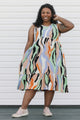 fun and flirty summer dress with pockets, handmade in canada