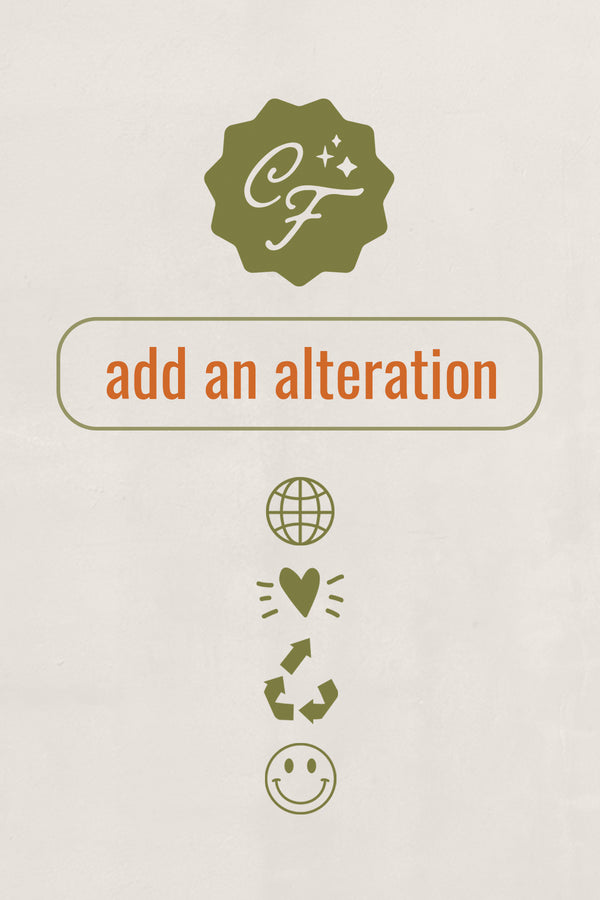 make your threaded piece your own, add an alteration. crop to your preferred length